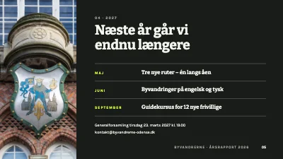 Side 5 af Årsrapport — byvandringer i Odense