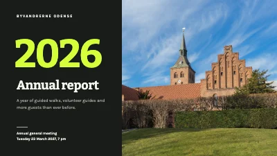 Annual report — Odense guided walks
