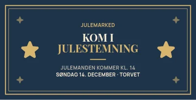 Julemarked – Festlig indramning