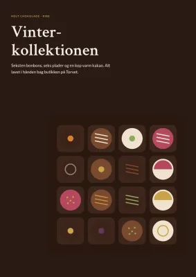 Kollektion for chokolademager – 8 sider