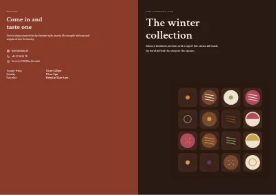 Cover of Collection for a chocolatier – 8 pages