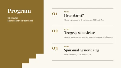 Side 2 av Webinar om grønn omstilling — den gylne trappen