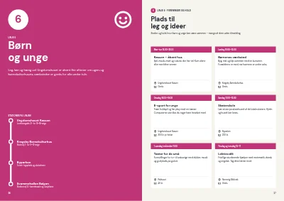 Side 26–27 af Kultur- og fritidskatalog for kommune – 48 sider