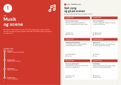 Side 6–7 af Kultur- og fritidskatalog for kommune – 48 sider