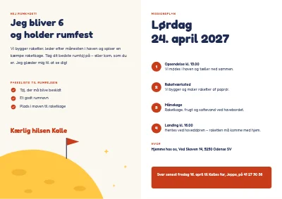 Side 2 af Rumfest til 6-årsdagen