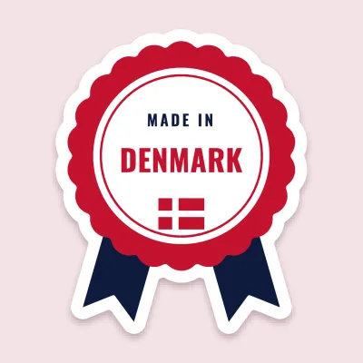 Made in Denmark rosette
