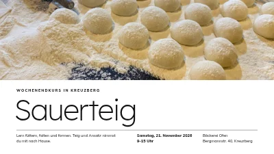 Seite 1 von Sauerteigkurs — langsam gebackenes Brot
