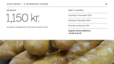 Page 6 of Sourdough course — slow bread