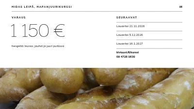 Sivu 6 – Hapanleipäkurssi — hidasta leipää