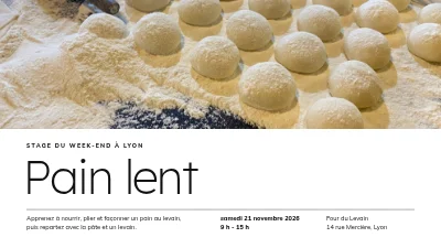 Page 1 de Cours de pain au levain — le pain à son rythme
