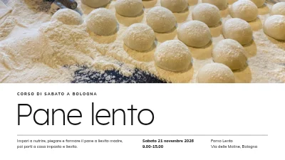 Pagina 1 di Corso sul lievito madre — pane lento