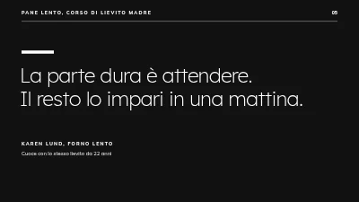 Pagina 5 di Corso sul lievito madre — pane lento