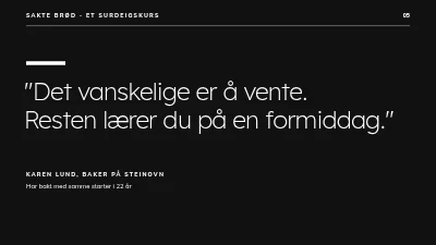 Side 5 av Surdeigskurs — langsom baking