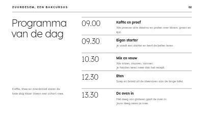 Pagina 2 van Zuurdesemcursus — langzaam brood