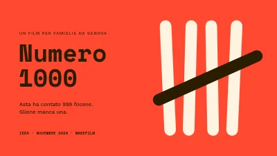Pitch cinematografico — film per famiglie