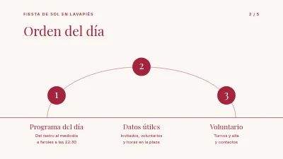 Página 2 de Fiesta de verano — programa y plan