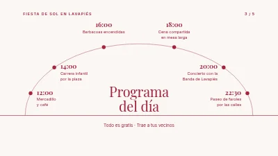 Página 3 de Fiesta de verano — programa y plan