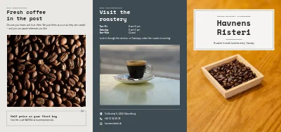 Coffee roastery: coffees and subscription