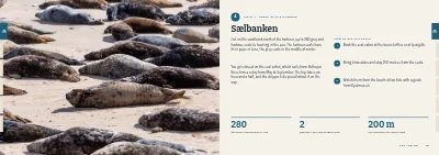 Seiten 18–19 von Town guide for a coastal town – 96 pages