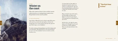 Seiten 70–71 von Town guide for a coastal town – 96 pages