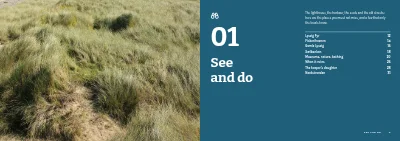 Seiten 10–11 von Town guide for a coastal town – 96 pages