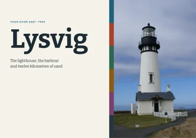 Town guide for a coastal town – 96 pages