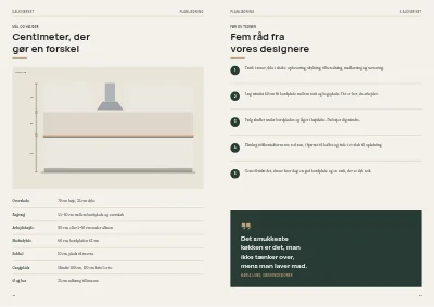 Side 22–23 af Katalog for køkken- og badeværelsesbutik – 64 sider