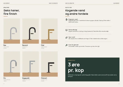 Side 34–35 af Katalog for køkken- og badeværelsesbutik – 64 sider
