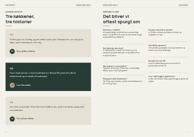Side 54–55 af Katalog for køkken- og badeværelsesbutik – 64 sider