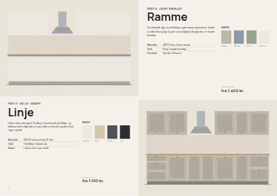 Side 8–9 af Katalog for køkken- og badeværelsesbutik – 64 sider