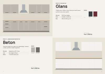 Side 14–15 af Katalog for køkken- og badeværelsesbutik – 64 sider