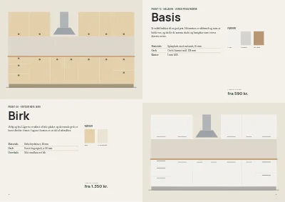 Side 16–17 af Katalog for køkken- og badeværelsesbutik – 64 sider