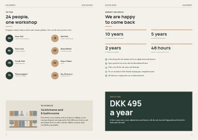 Pages 52–53 of Kitchen and bathroom showroom catalogue – 64 pages