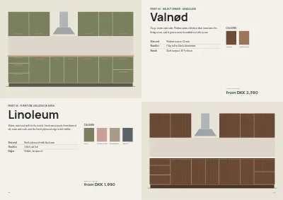 Pages 12–13 of Kitchen and bathroom showroom catalogue – 64 pages