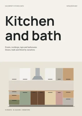 Kitchen and bathroom showroom catalogue – 64 pages
