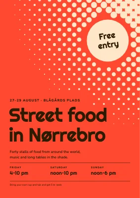 Street-food festival in Nørrebro