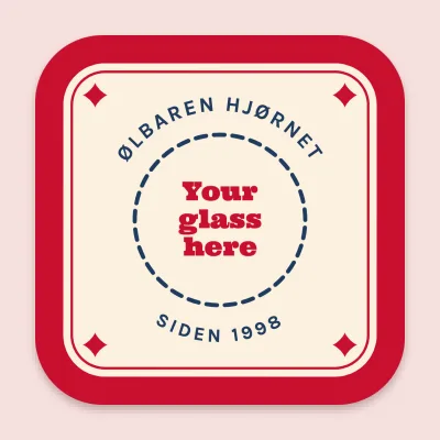 The beer bar coaster