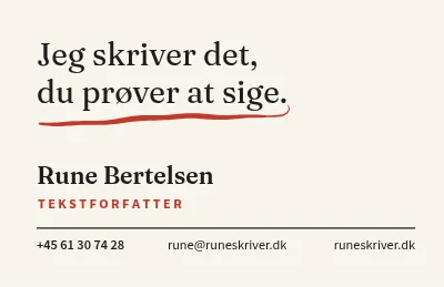 Det, du prøver at sige