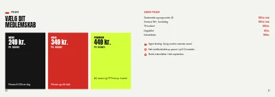 Side 20–21 af Sæsonprogram for fitnesscenter – 32 sider