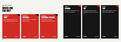 Pages 10–11 of Season programme for a fitness centre – 32 pages