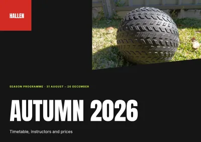 Season programme for a fitness centre – 32 pages