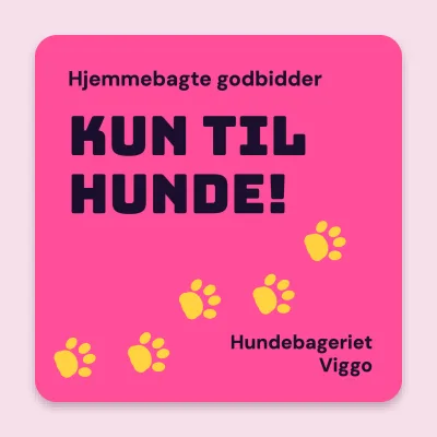 Kun til hunde!