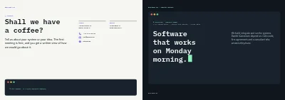 Cover of Company profile for an IT consultancy – 16 pages