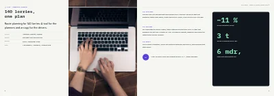 Pages 8–9 of Company profile for an IT consultancy – 16 pages