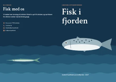 Omslag af Guide til lystfiskeri i fjorden – 20 sider