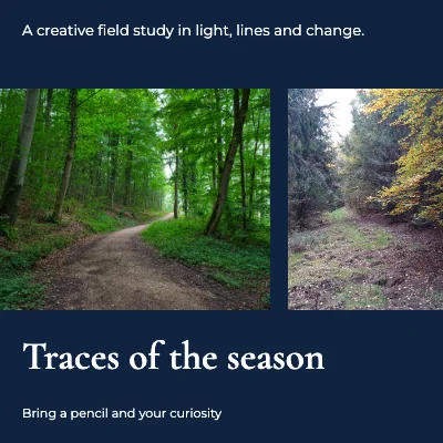 Traces of the season · panorama serif