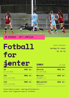 Fotballklubben — ny jenteavdeling