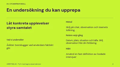 Sida 2 av Från intervju till insikt
