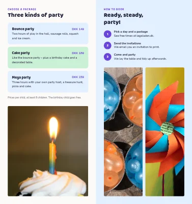 Σελίδα 2 του Children's birthday: packages