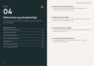 Side 20–21 af Personalehåndbog for mellemstor virksomhed – 64 sider